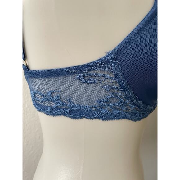 Natori Bra Lingerie Mesh Padded Lace Intimates Lounge - Picture 7 of 14